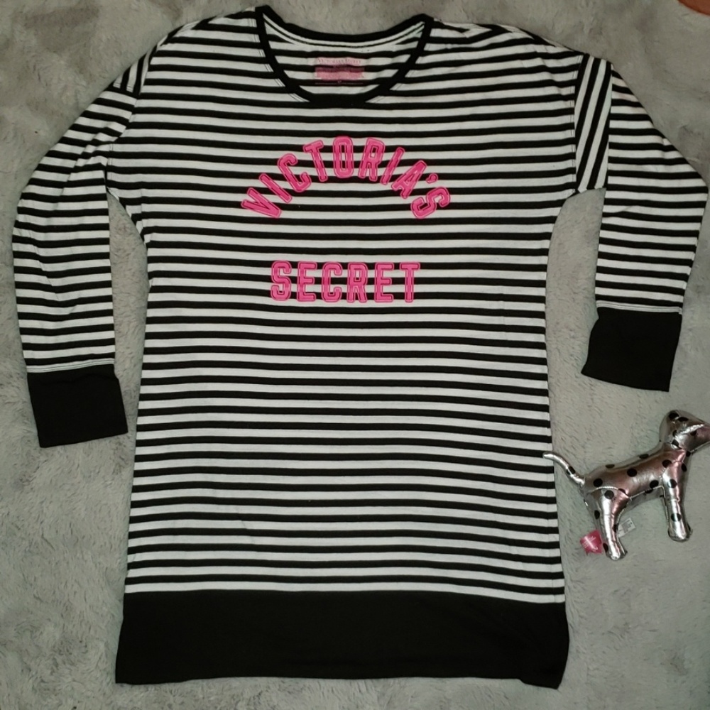 Striped Victoria's Secret nightshirt